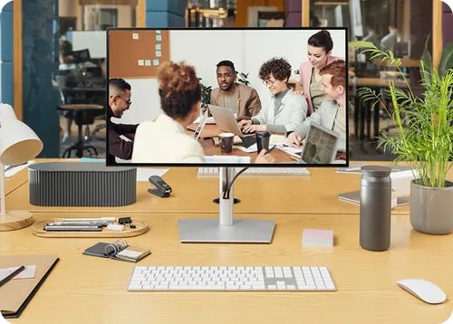 Template website example showing generic design